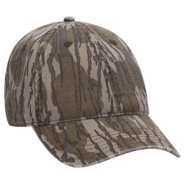 OTTO CAP® Mossy Oak Camouflage 6 Panel Low Profile Dad Hat Thumbnail