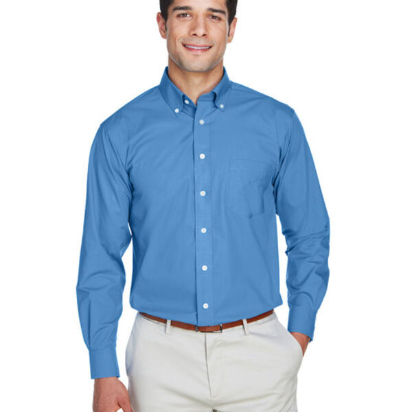 Men's Crown Collection® Tall Solid Broadcloth Woven Shirt Thumbnail