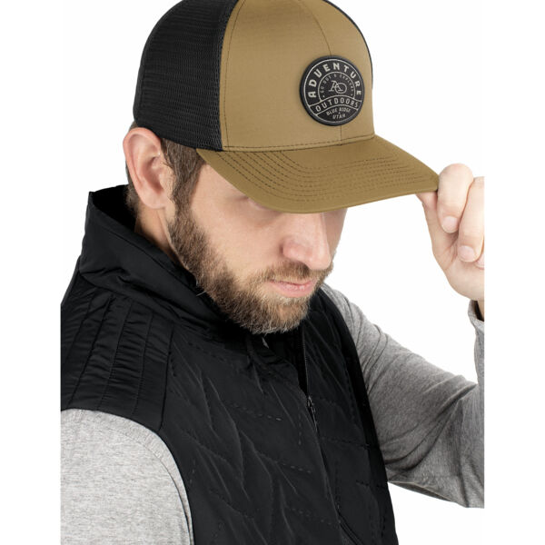 Contrast Stitch Trucker PacFlex Snapback Cap Thumbnail