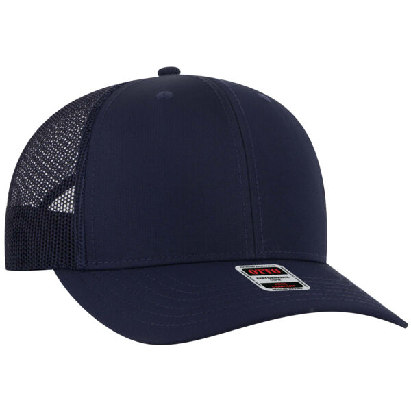 OTTO CAP® 6 Panel Mid Profile Mesh Back Trucker Hat Thumbnail