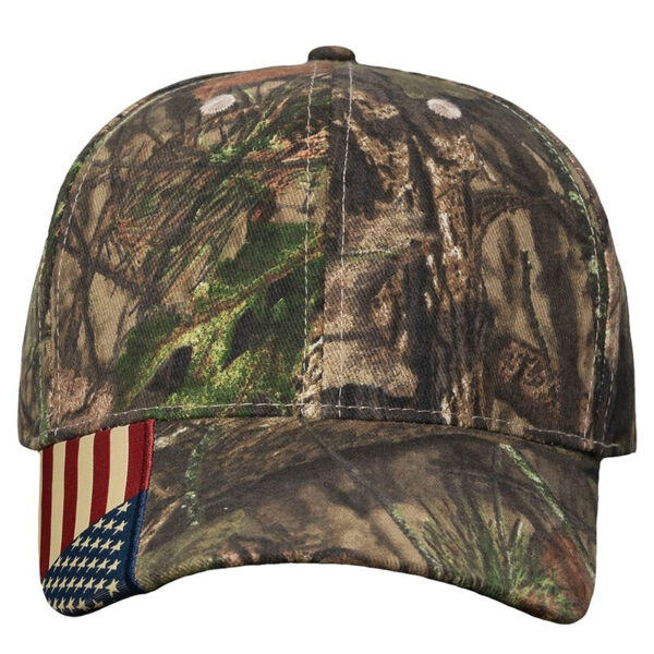 Camo Woven USA Flag Cap Thumbnail