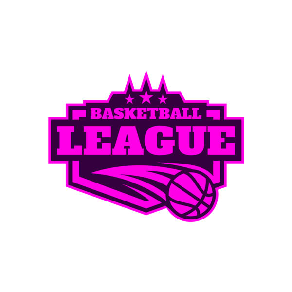 League Basketball logo template 02 Thumbnail