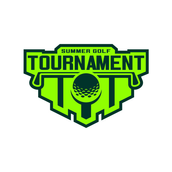 Tournament Summer golf logo template Thumbnail