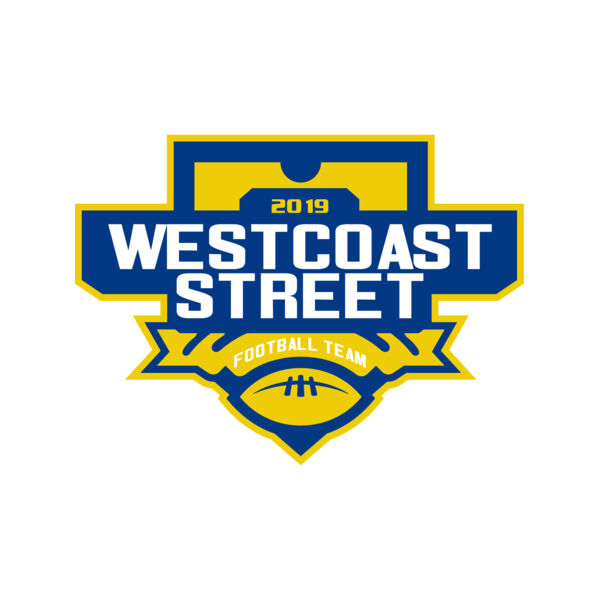 West Coast Street Football League logo template Thumbnail