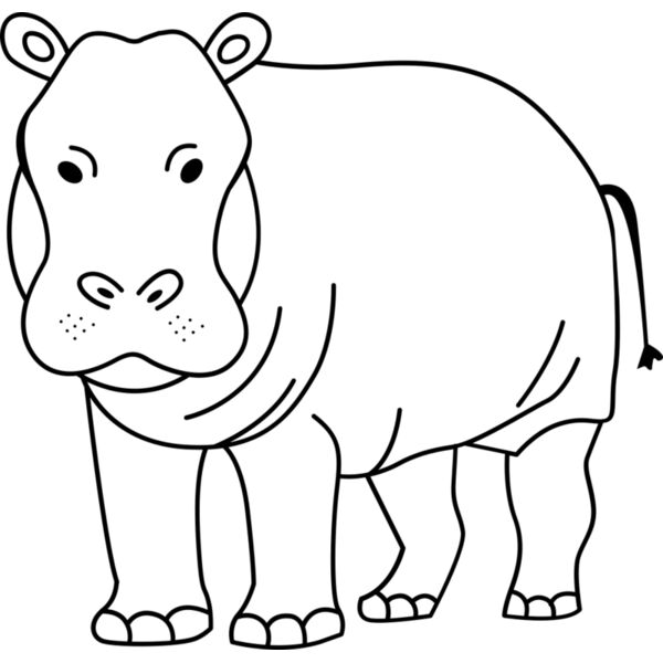 Hippopotamus   Clipart 2 Thumbnail