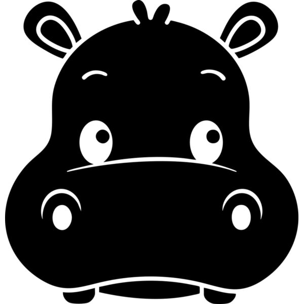 Hippopotamus   Clipart 3 Thumbnail