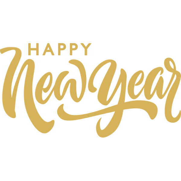 Happy New Year Gold Thumbnail
