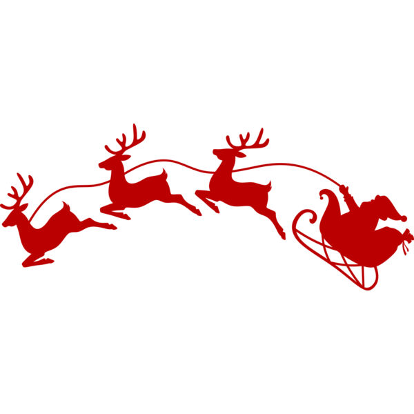 Santa and the reindeers Thumbnail