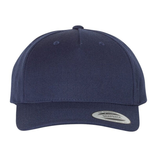 Premium Five-Panel Curved Visor Snapback Cap Thumbnail
