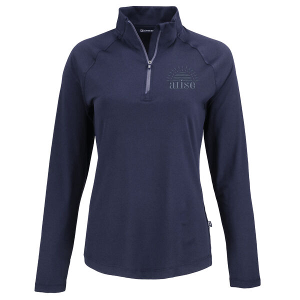 Arise Long Sleeve Zipper Polo Thumbnail